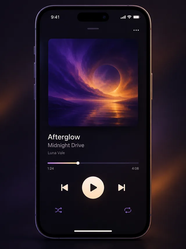 App-Entwurf - Generiertes Bild